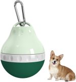 Dog Water Bottle,200ML Leakproof Pet Travel Bottle with Foldable Silicone Body & Hanging Buckle for Small  Outdoor Walking Hiking Travel