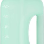 64oz Half Gallon Water Jug with Handle and Motivational Time Markers for All Day tion, Plastic Reusable Water Bottle with Straw and Locking, Leak Proof Lid, BPA Free