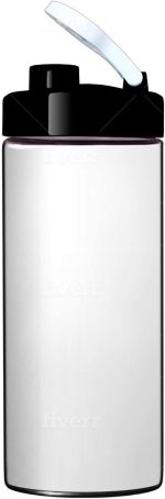 Glass Travel Mug | Shaker Bottle | Water Tumbler | Water Glasses | 20oz with Lid | Ultra Clear Glass | Non-Plastic - Image 2