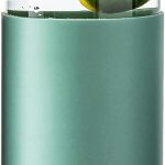 21oz Borosilicate Glass Water Bottles with Silicone Non-Slip Sleeve & Leak-Proof Lid-Reusable Drink Bottle for Office,Travel,Gym,Hiking-BPA Free,Ideal Gift for Home,Car &Fitness (Green)