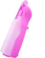 Pet Dog Travel Water Bottle, Foldable Dog Water Dispenser Portable 250ml or 500ml Dog Water Bottle with Drinking and Feeding Function, Water Feeder for Small Medium  Dogs Cats(250ML-Blue) - Image 2