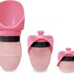 Pineapple Silicone Dog Water Bottle, Foldable Cup, 12.5oz