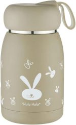 Small Mini Water Bottle Flask for Hot and Cold Drinks Travel Tea Cup with Handle Vacuum Insulated Coffee Mug Leak Proof 10.8oz/320ml