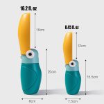 Dog Water Bottle, Leak Proof Portable Puppy Water Dispenser, Travel Puppy Water Bowl, Foldable Dog Water Bottle for  Outdoor Walking, Hiking, Travel, Food Grade Plastic (Green, 8.45 fl. oz) - Image 2