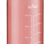 32oz Clear Water Bottle - BPA-Free Tritan Plastic, Fast Flow Spout Lid, Wide Mouth & Leakproof Design Hiking Water Bottle Suitable for Travel, Outdoors, Gym, Travel, Home, School(Red)