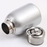Mini Vacuum Insulated Tumbler Small Stainless Steel Thermal Bottle Water Flask Thermal Cups for Hot and Cold Drinks Travel Coffee Mug 10.2 oz/300ml Silver - Image 2