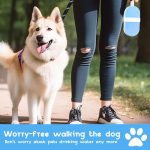 Dog Water Bottle with Dishwasher Safe Design, LCE Cream Styling Foldable Portable Pet Water Bottle for Dog Cat Outdoor Walking Hiking, Leak-Proof Dog Water Bowl Dispenser for Travel (Yellow) - Image 2