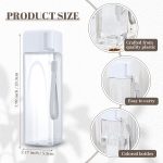 30 Pcs Water Bottle Bulk 17 oz Plastic Sports Water Bottles for Kids Adults Reusable Leak Proof Portable Drink Container Large for School Classroom Travel Camping Fitness Office(White) - Image 2