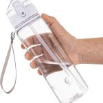 17oz Kids Water Bottle for School - Motivational With Silicone Straw, Leak-Proof Tritan BPA-Free, Reusable for Girls Boys, Clear
