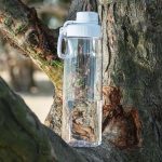 32oz Clear Water Bottle - BPA-Free Tritan Plastic, Fast Flow Spout Lid, Wide Mouth & Leakproof Design Hiking Water Bottle Suitable for Travel, Outdoors, Gym, Travel, Home, School(Clear) - Image 2