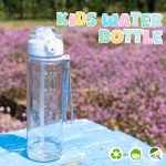 17oz Kids Water Bottle for School - Motivational With Silicone Straw, Leak-Proof Tritan BPA-Free, Reusable for Girls Boys, Clear - Image 2